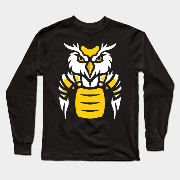 Owl Design Long Sleeve T-Shirt by Sanzida Design